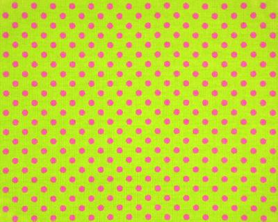 Premier Prints Dottie Chartreuse Candy Pink in Premier Prints - Cotton Prints Green Cotton Polka Dot  Pink Polka Dot  Circles and Dots Retro   Fabric